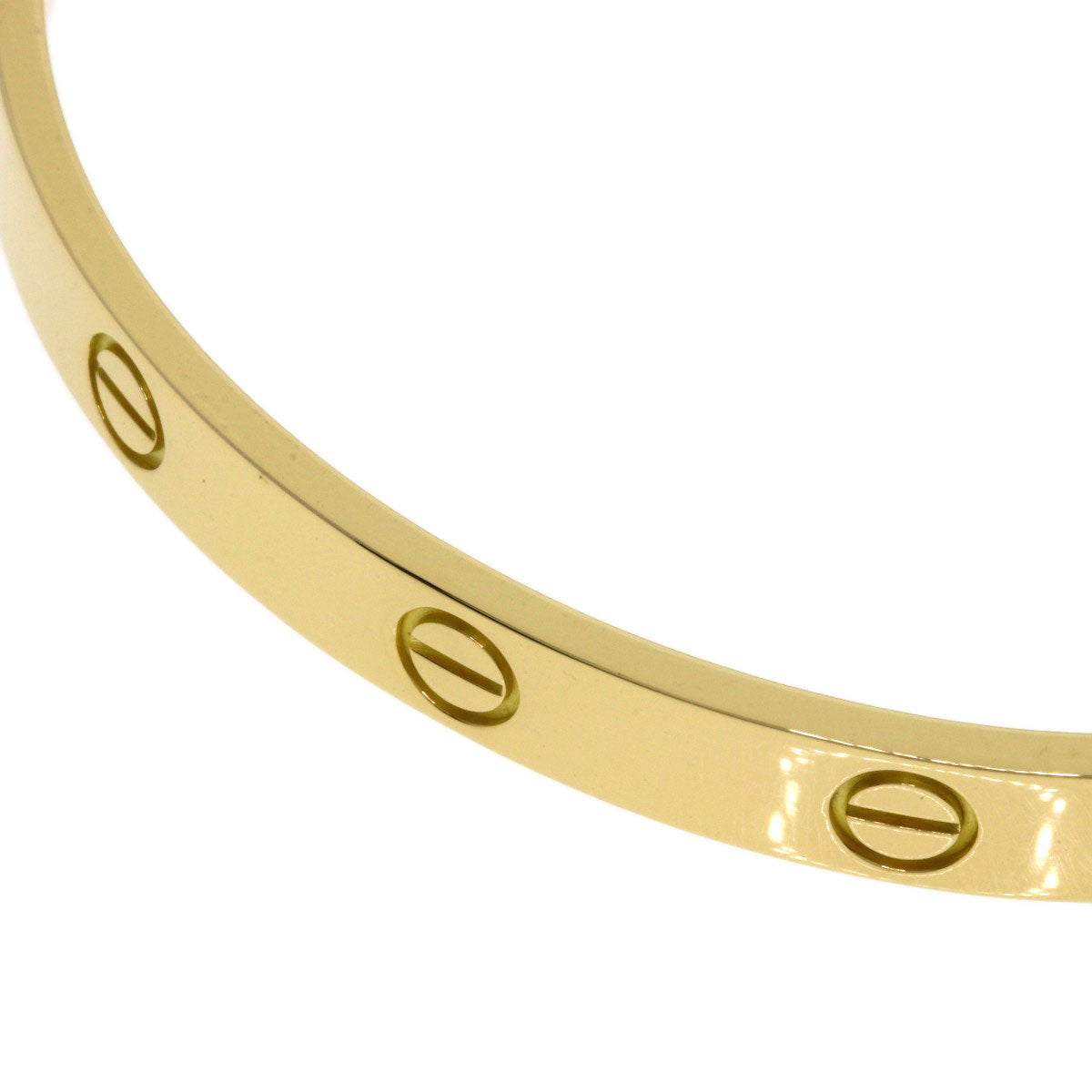 CARTIER LOVE Bracelets without driver #17 Bracelet K18 Yellow Gold Ladies [Used]