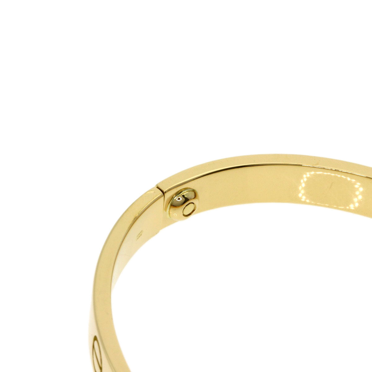 CARTIER LOVE Bracelets without driver #17 Bracelet K18 Yellow Gold Ladies [Used]
