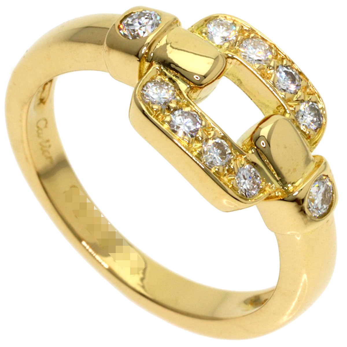 CARTIER Nymphia Diamond Ring K18 Yellow Gold Ladies [Used]