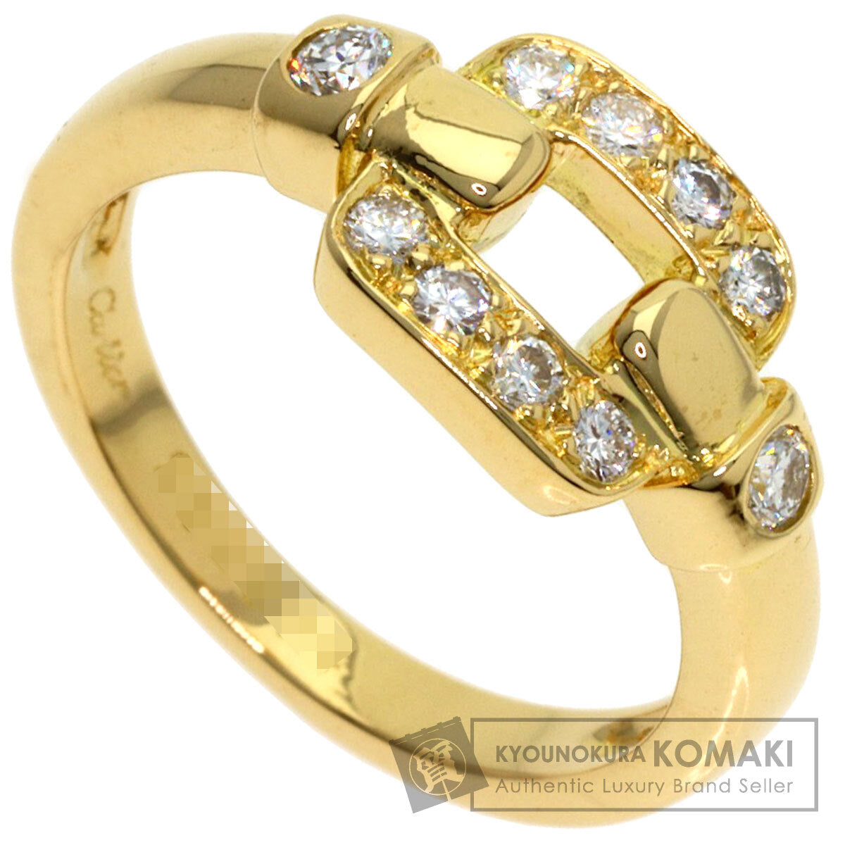 CARTIER Nymphia Diamond Ring K18 Yellow Gold Ladies [Used]