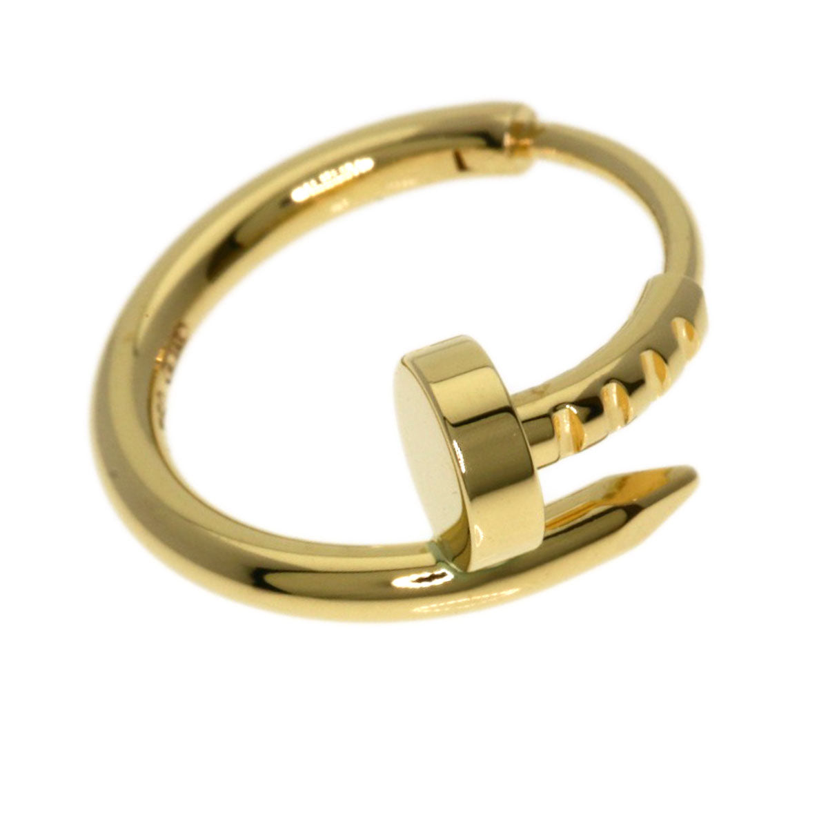CARTIER Juste un Clou (single earring only) earring K18 Yellow Gold Ladies [Used]