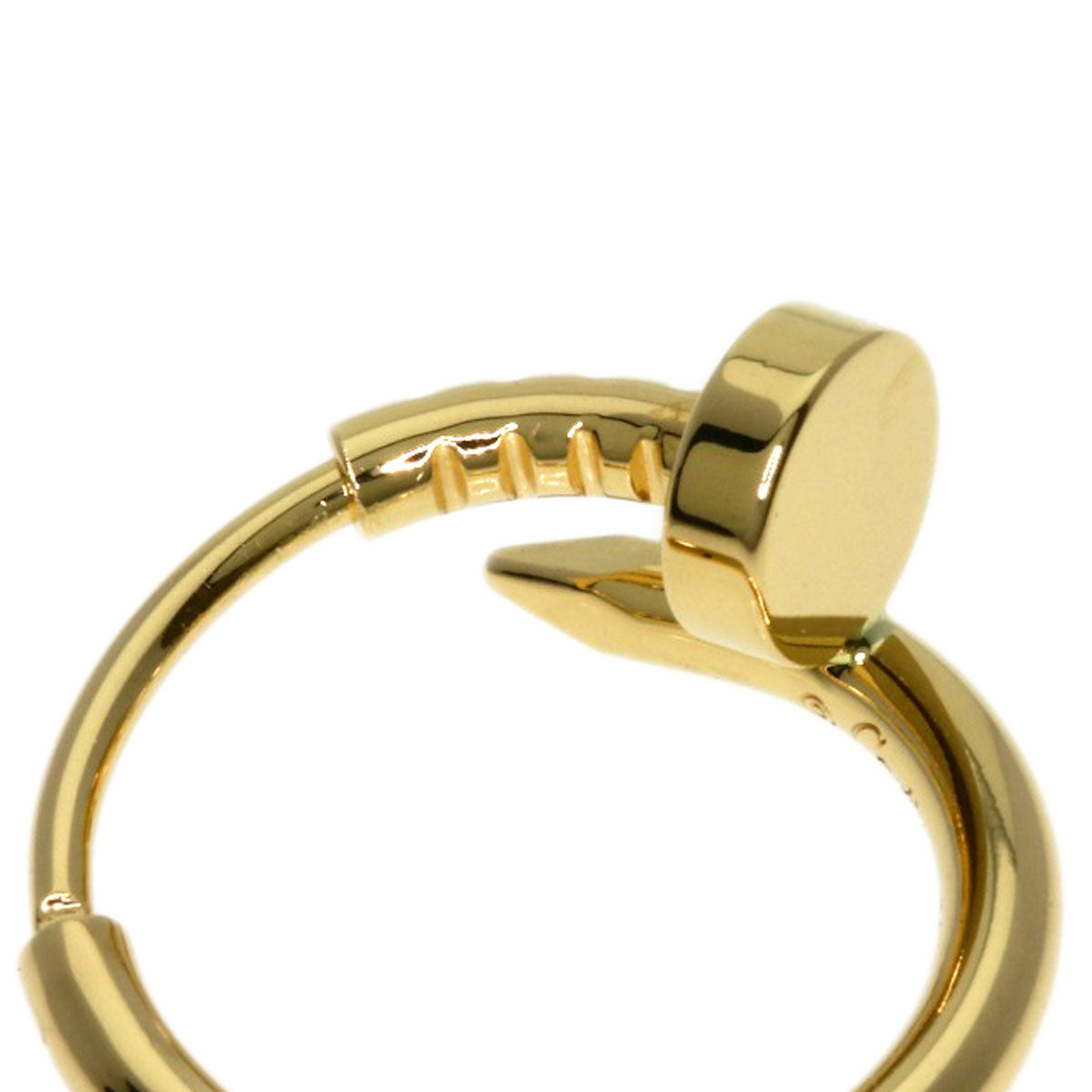 CARTIER Juste un Clou (single earring only) earring K18 Yellow Gold Ladies [Used]
