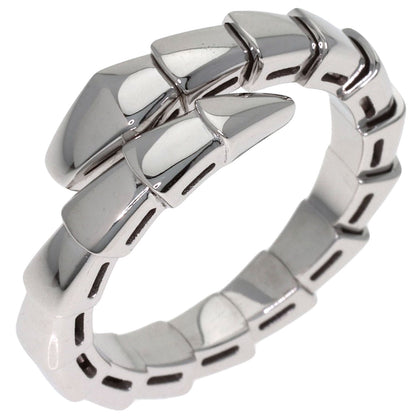 BVLGARI Serpenti Viper M size Ring K18 White Gold Ladies [Used]