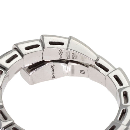 BVLGARI Serpenti Viper M size Ring K18 White Gold Ladies [Used]