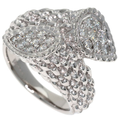 0.5ct Pave Diamond Ring Platinum PT900 16.6g　Ladies