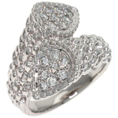 0.5ct Pave Diamond Ring Platinum PT900 16.6g　Ladies