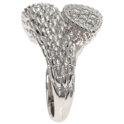 0.5ct Pave Diamond Ring Platinum PT900 16.6g　Ladies