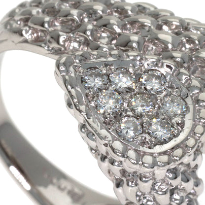 0.5ct Pave Diamond Ring Platinum PT900 16.6g　Ladies
