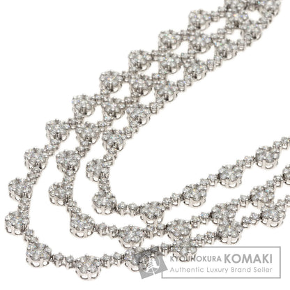 20ct Diamond Necklace K18 White Gold 40.4g　Ladies