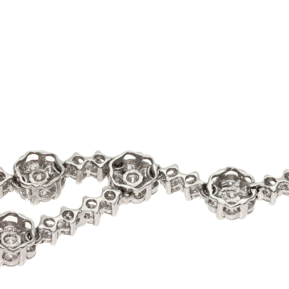 20ct Diamond Necklace K18 White Gold 40.4g　Ladies