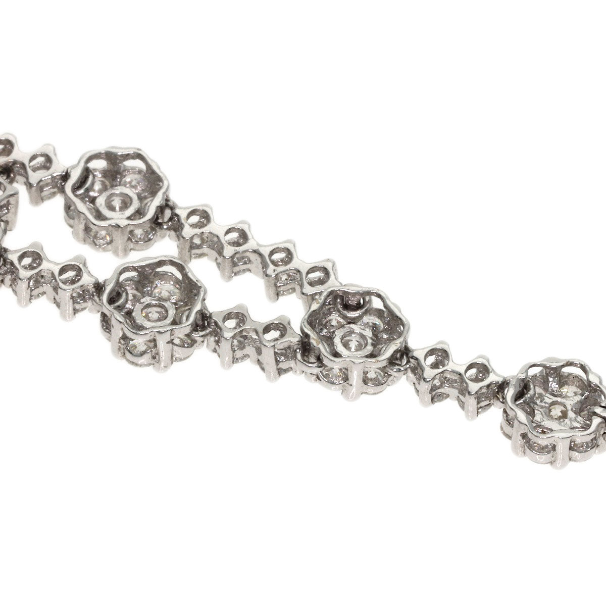 20ct Diamond Necklace K18 White Gold 40.4g　Ladies