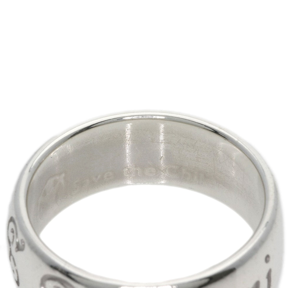 BVLGARI Save the Children #58 Ring Silver Ladies [Used]
