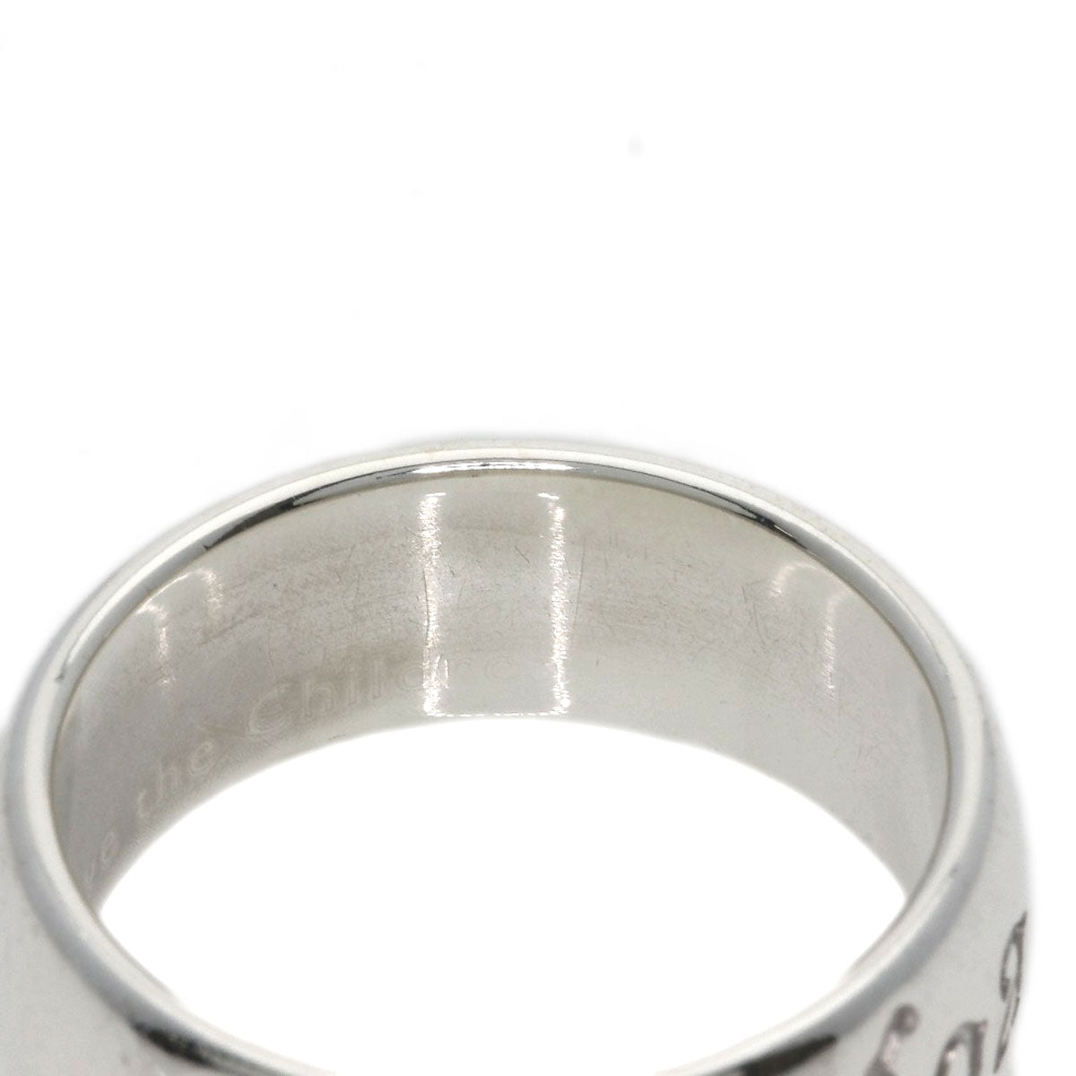 BVLGARI Save the Children #58 Ring Silver Ladies [Used]