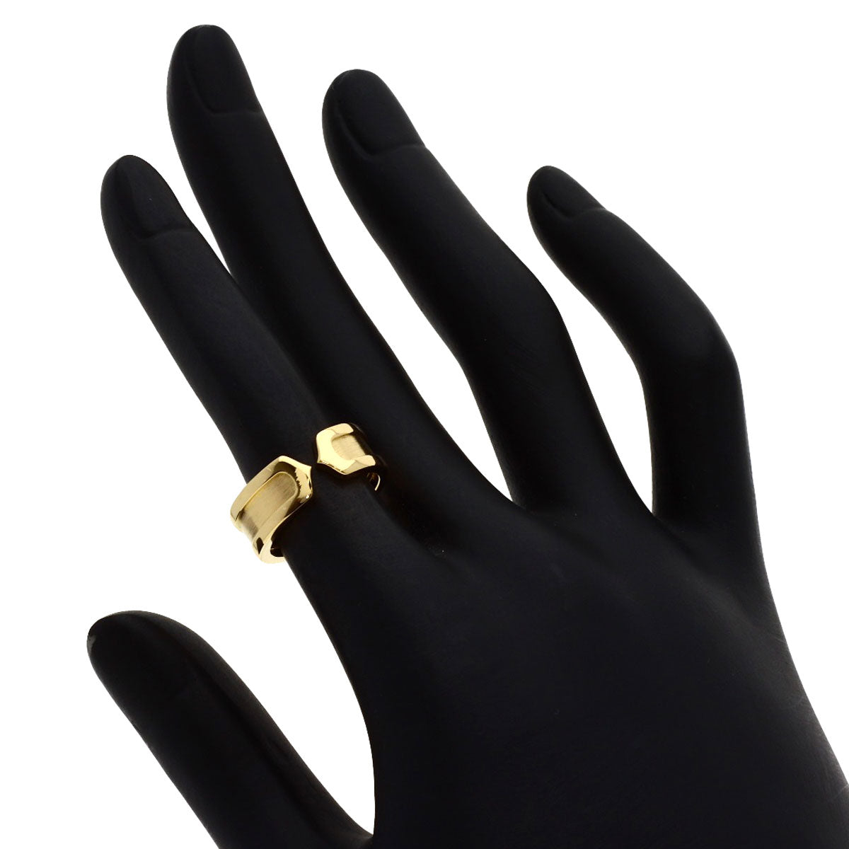 CARTIER C2 #48 Ring K18 Yellow Gold Ladies [Used]