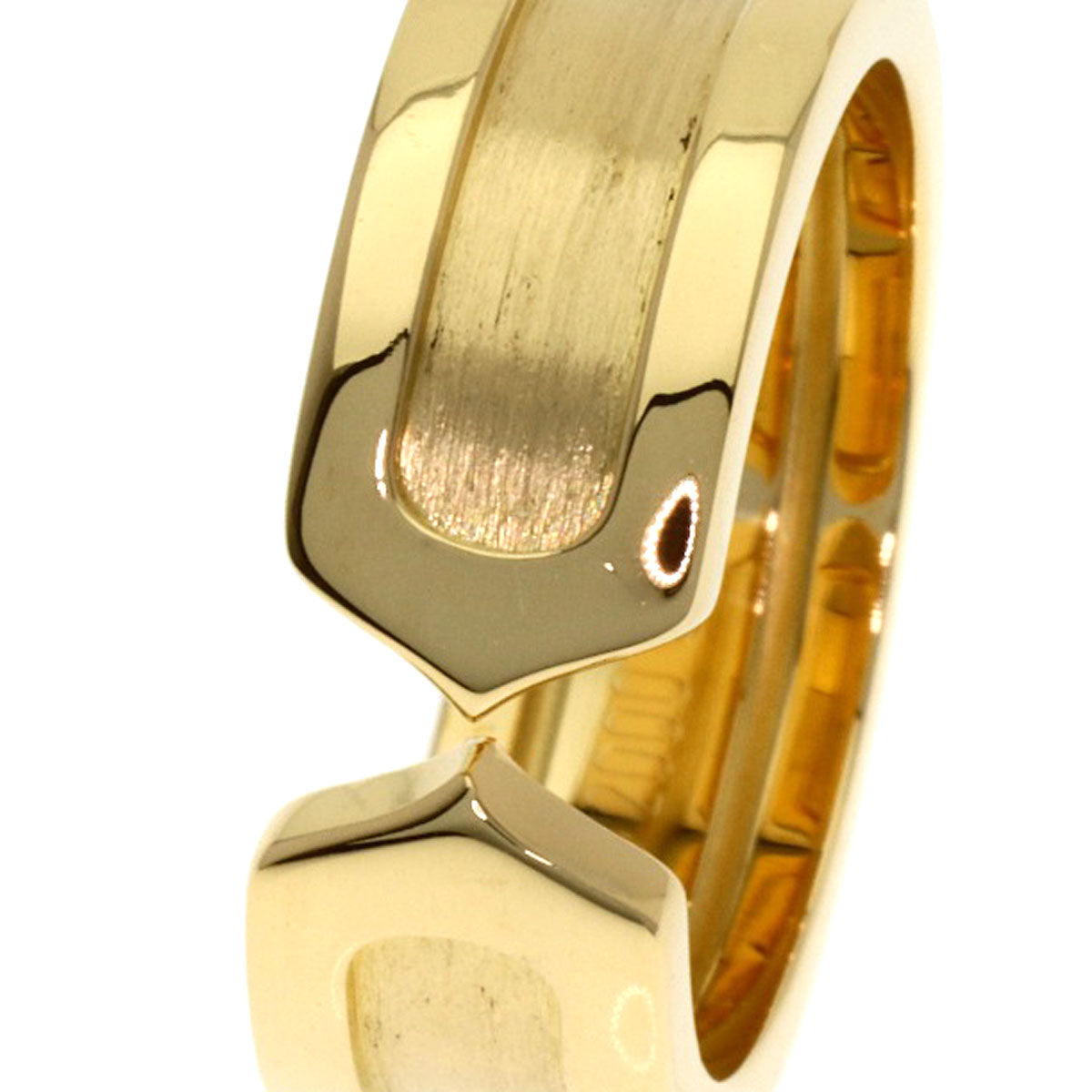 CARTIER C2 #48 Ring K18 Yellow Gold Ladies [Used]