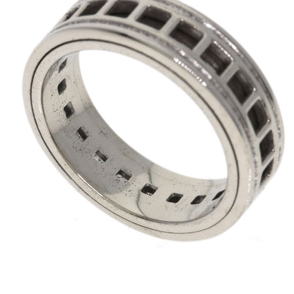GUCCI Scroll #8 Ring K18 White Gold Ladies [Used]
