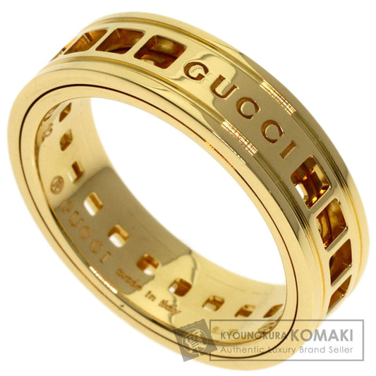 GUCCI Scroll #12 Ring K18 Yellow Gold Ladies [Used]