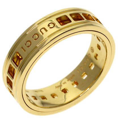 GUCCI Scroll #12 Ring K18 Yellow Gold Ladies [Used]