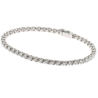 CARTIER Essential Diamond Bracelet Platinum PT950 Ladies [Used]