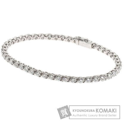 CARTIER Essential Diamond Bracelet Platinum PT950 Ladies [Used]