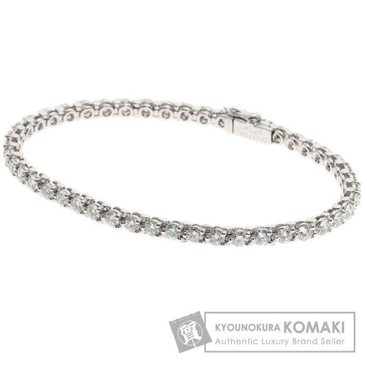 CARTIER Essential Diamond Bracelet Platinum PT950 Ladies [Used]