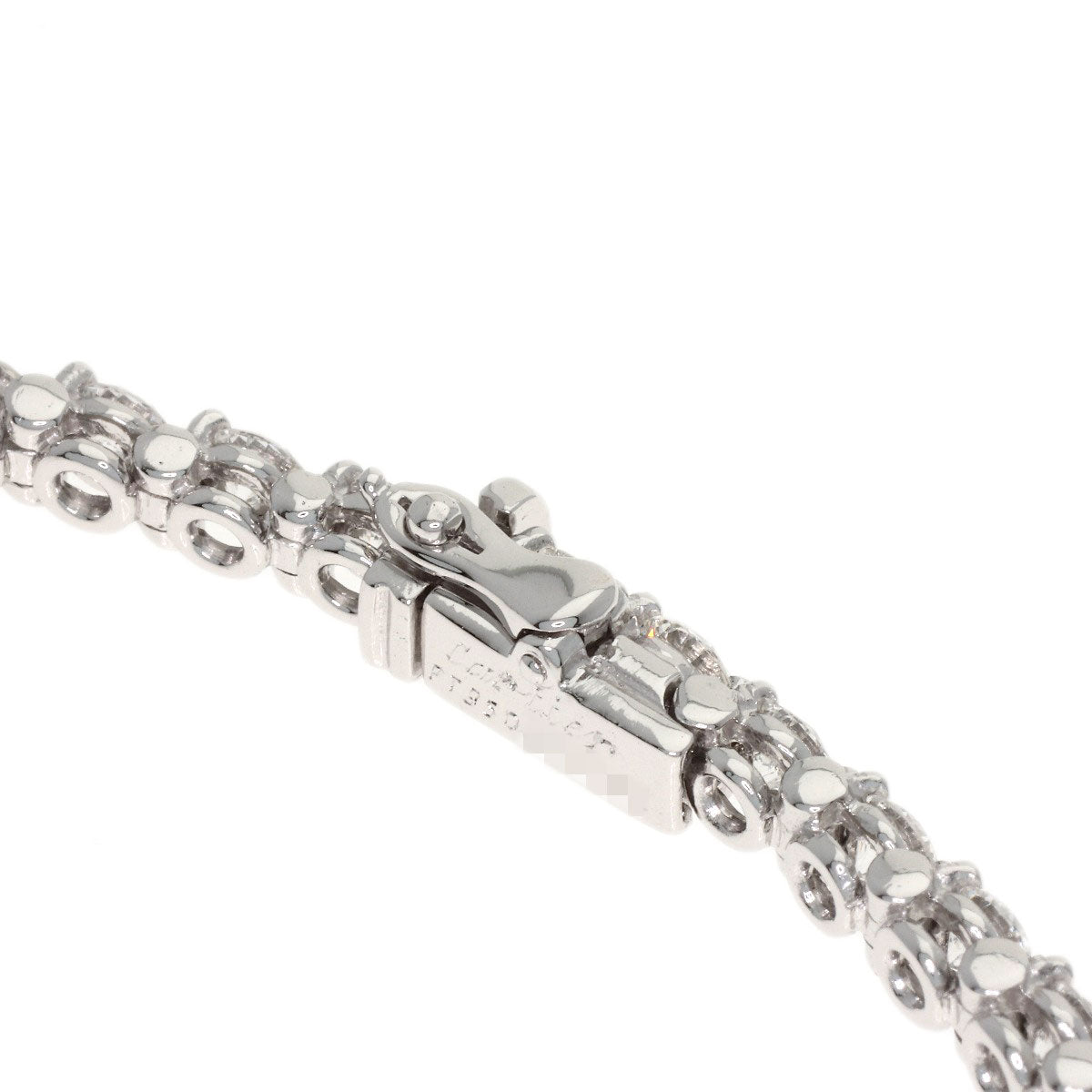 CARTIER Essential Diamond Bracelet Platinum PT950 Ladies [Used]