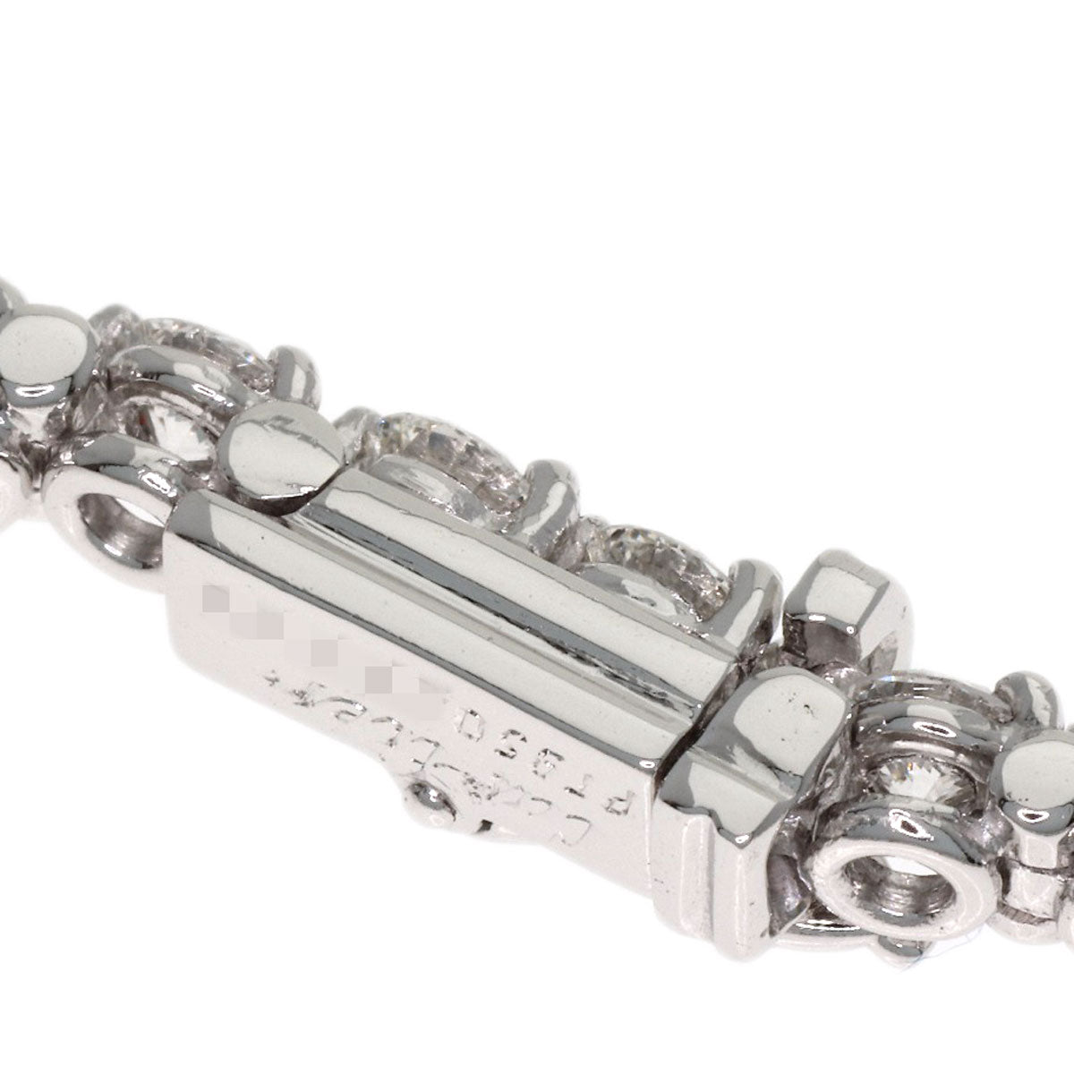 CARTIER Essential Diamond Bracelet Platinum PT950 Ladies [Used]