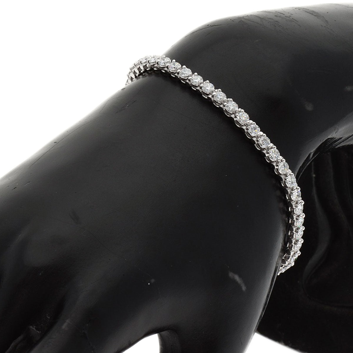 CARTIER Essential Diamond Bracelet Platinum PT950 Ladies [Used]