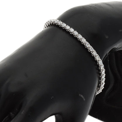CARTIER Essential Diamond Bracelet Platinum PT950 Ladies [Used]