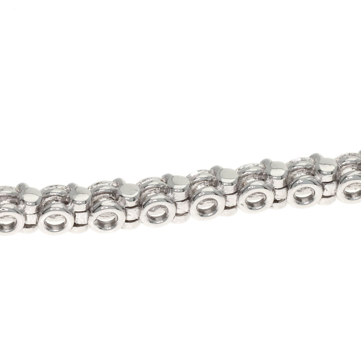 CARTIER Essential Diamond Bracelet Platinum PT950 Ladies [Used]