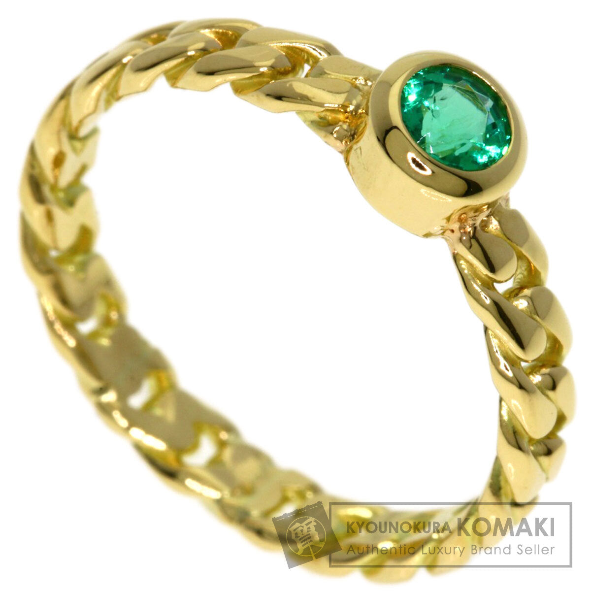 Astrossa Colored Stone Ring K18 Yellow Gold 3.5g　Ladies
