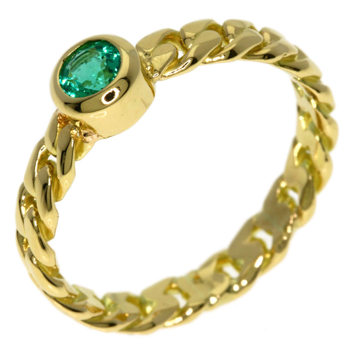 Astrossa Colored Stone Ring K18 Yellow Gold 3.5g　Ladies