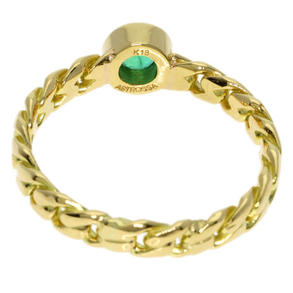 Astrossa Colored Stone Ring K18 Yellow Gold 3.5g　Ladies