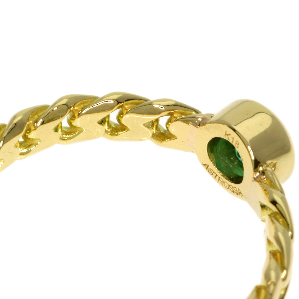 Astrossa Colored Stone Ring K18 Yellow Gold 3.5g　Ladies