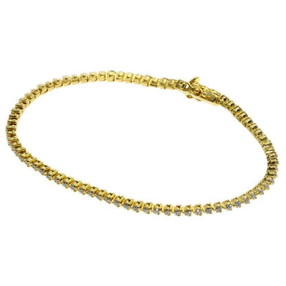 TASAKI Diamond Bracelet K18 Yellow Gold Ladies [Used]