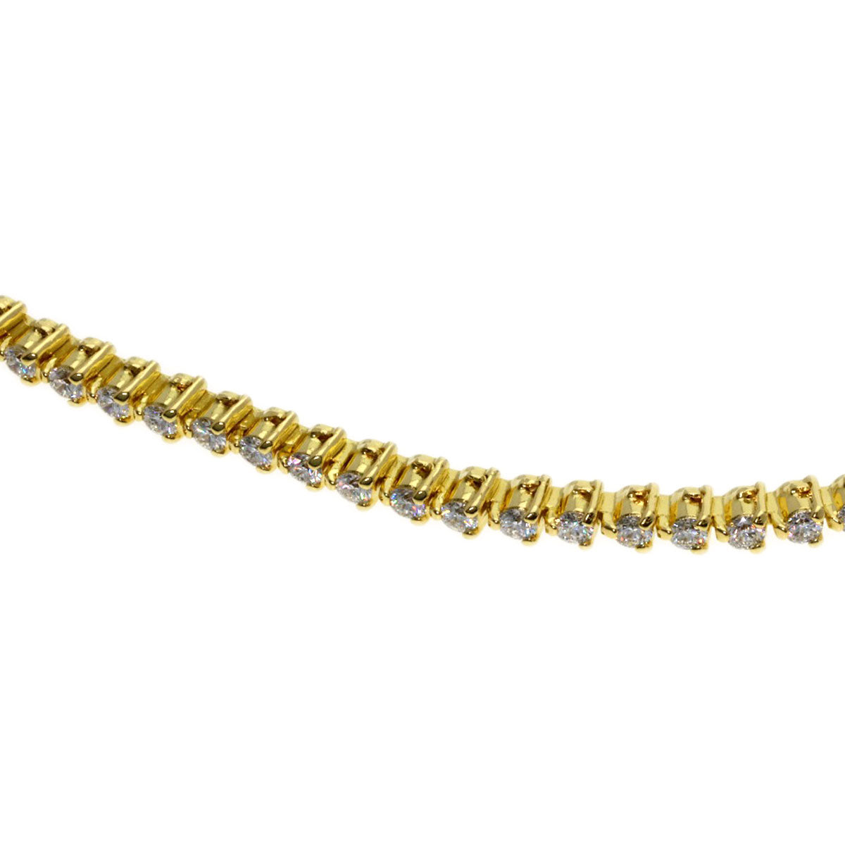TASAKI Diamond Bracelet K18 Yellow Gold Ladies [Used]