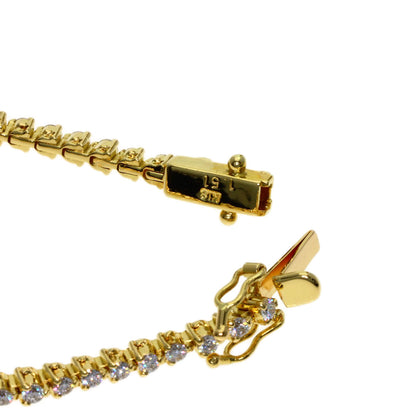 TASAKI Diamond Bracelet K18 Yellow Gold Ladies [Used]