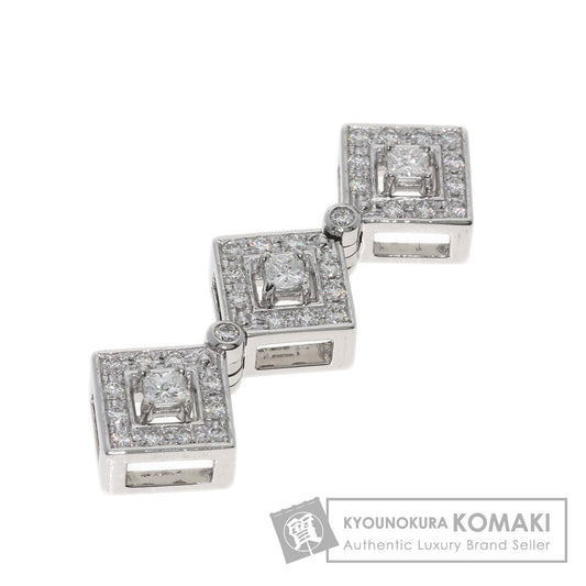 TASAKI Diamond Pendant top K18 White Gold Ladies [Used]