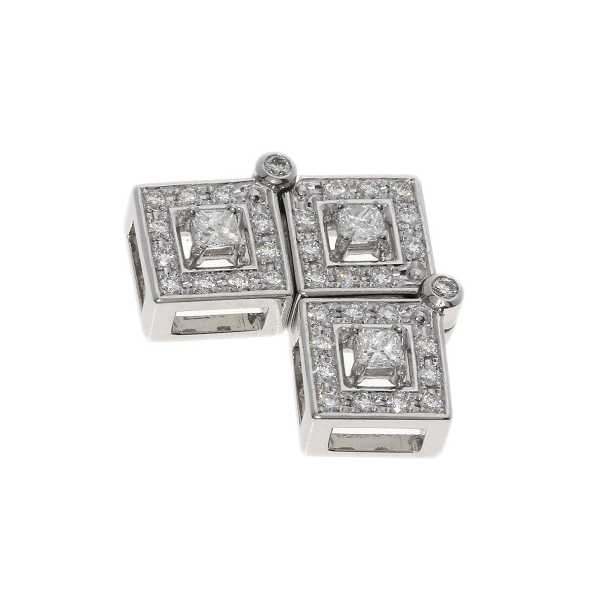 TASAKI Diamond Pendant top K18 White Gold Ladies [Used]