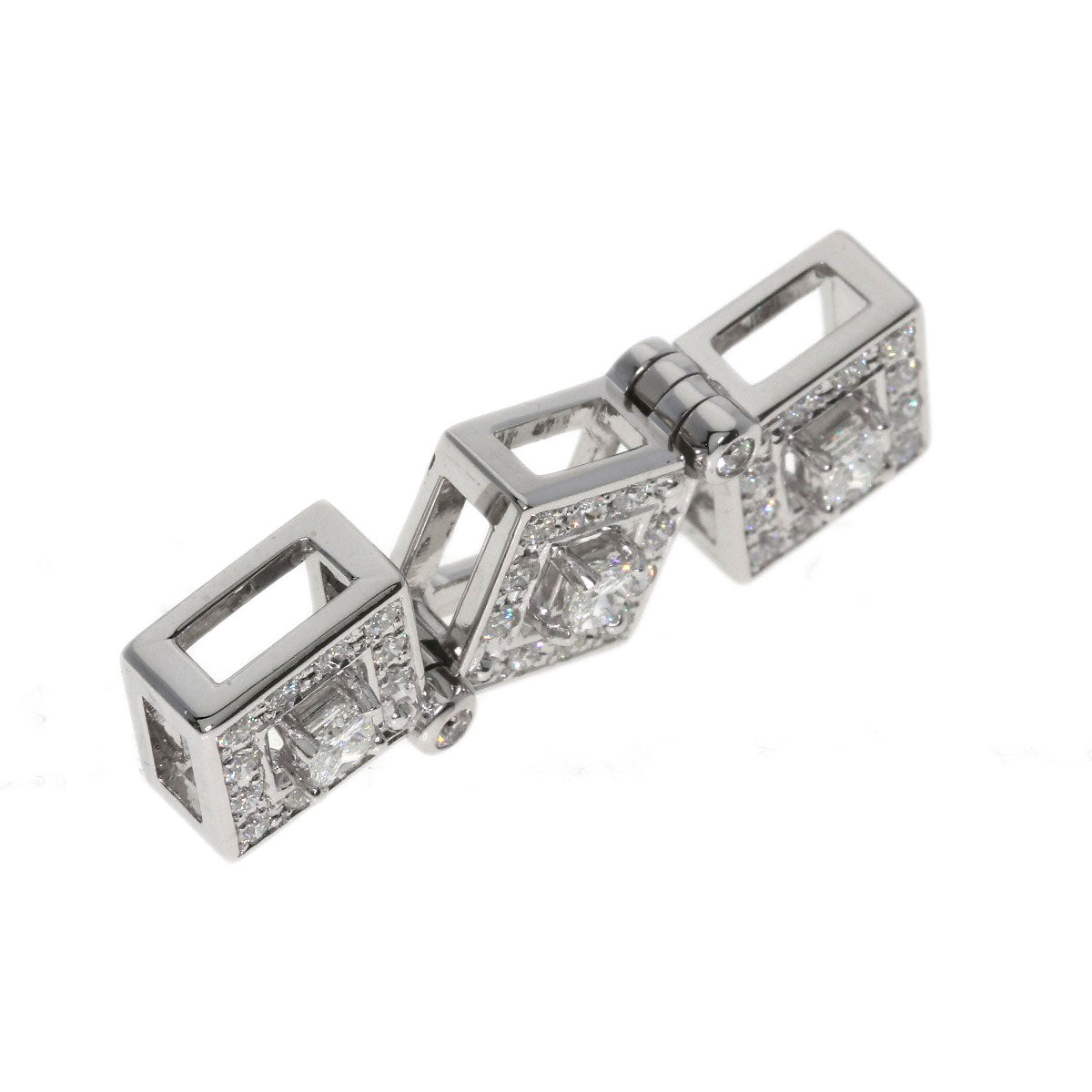 TASAKI Diamond Pendant top K18 White Gold Ladies [Used]