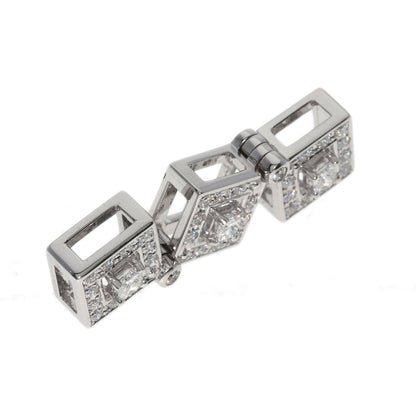 TASAKI Diamond Pendant top K18 White Gold Ladies [Used]