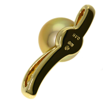 TASAKI Golden Pearl Pearl Diamond Pendant top K18 Yellow Gold Ladies [Used]