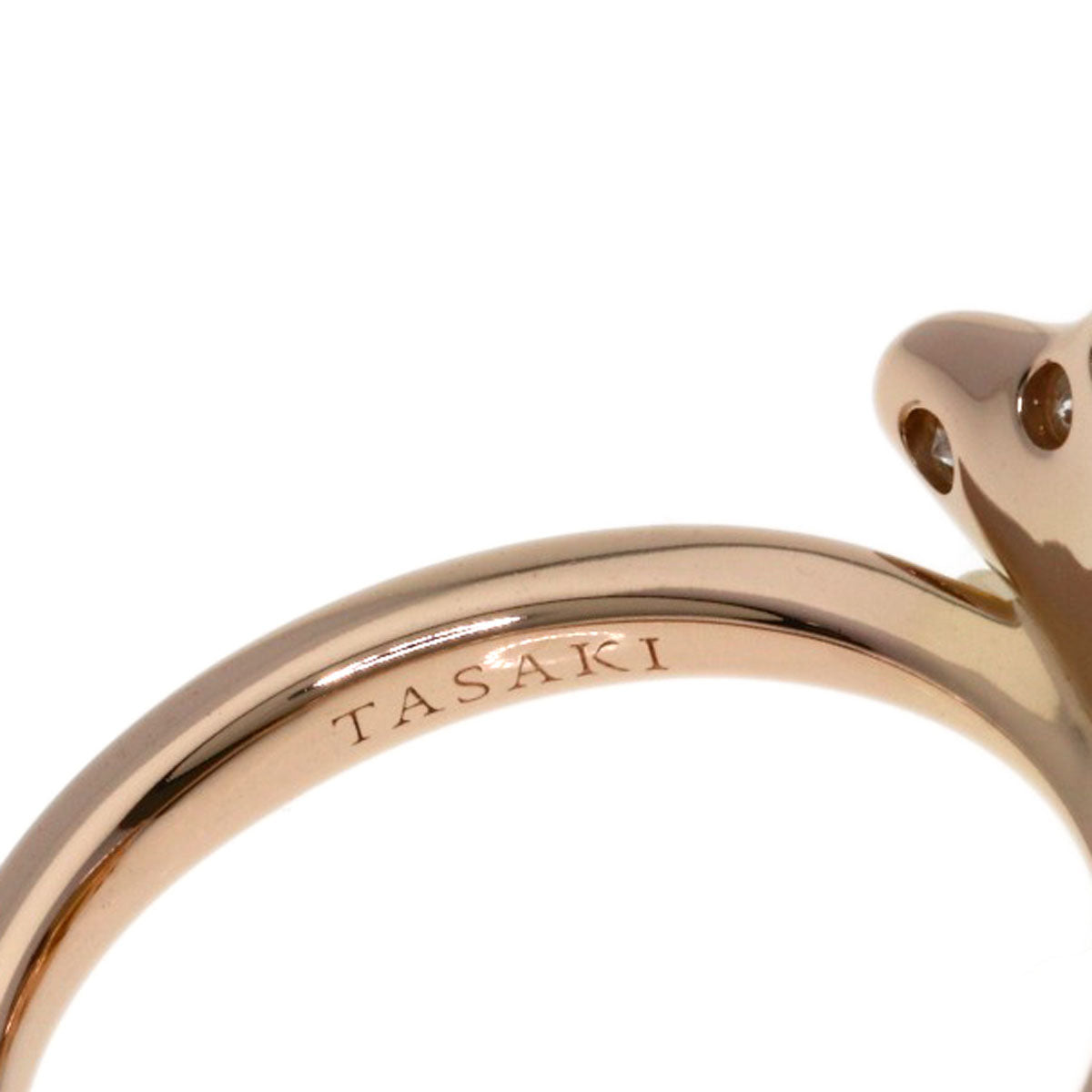 TASAKI Diamond Ring Sakura Gold Ladies [Used]