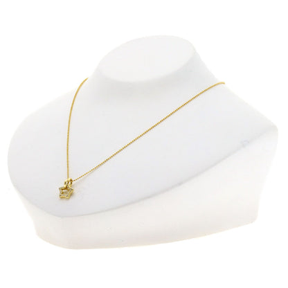 Ponte Vecchio Star diamond Necklace K18 Yellow Gold Ladies [Used]