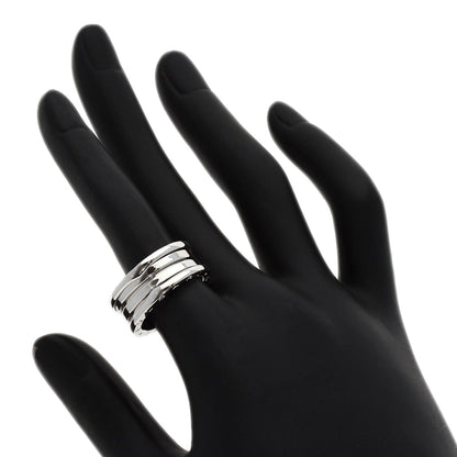 BVLGARI B.zero1 2 band #53 Ring K18 White Gold Ladies [Used]