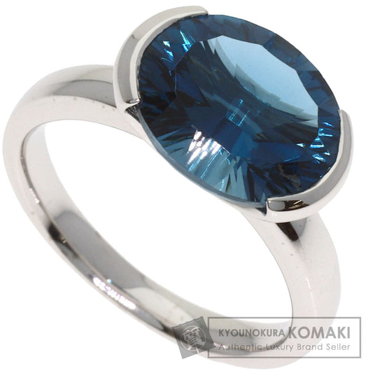 TASAKI Lumino Ring Blue Topaz Ring K18 White Gold Ladies [Used]