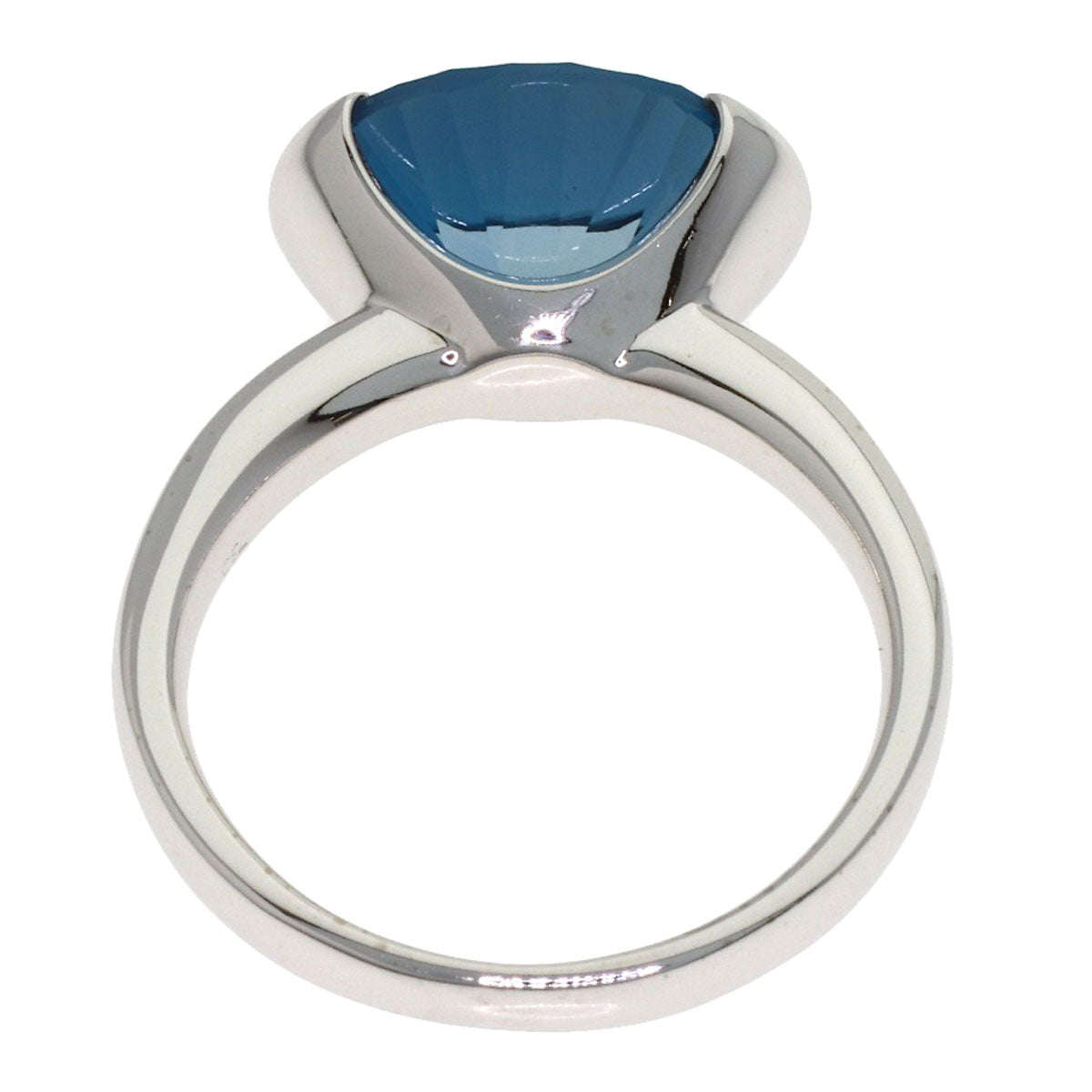 TASAKI Lumino Ring Blue Topaz Ring K18 White Gold Ladies [Used]