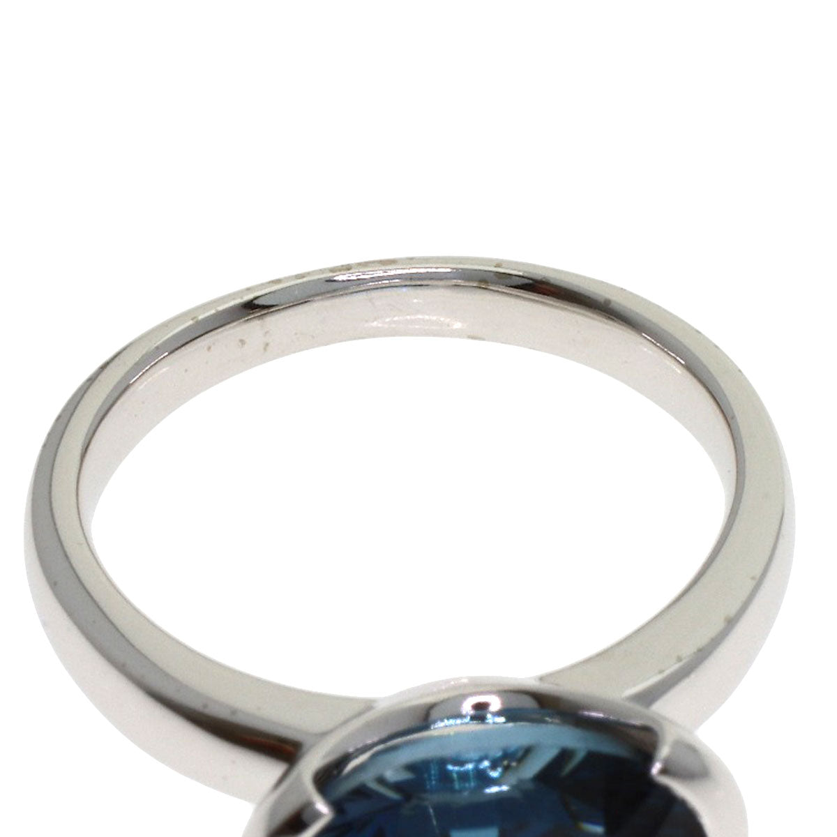 TASAKI Lumino Ring Blue Topaz Ring K18 White Gold Ladies [Used]