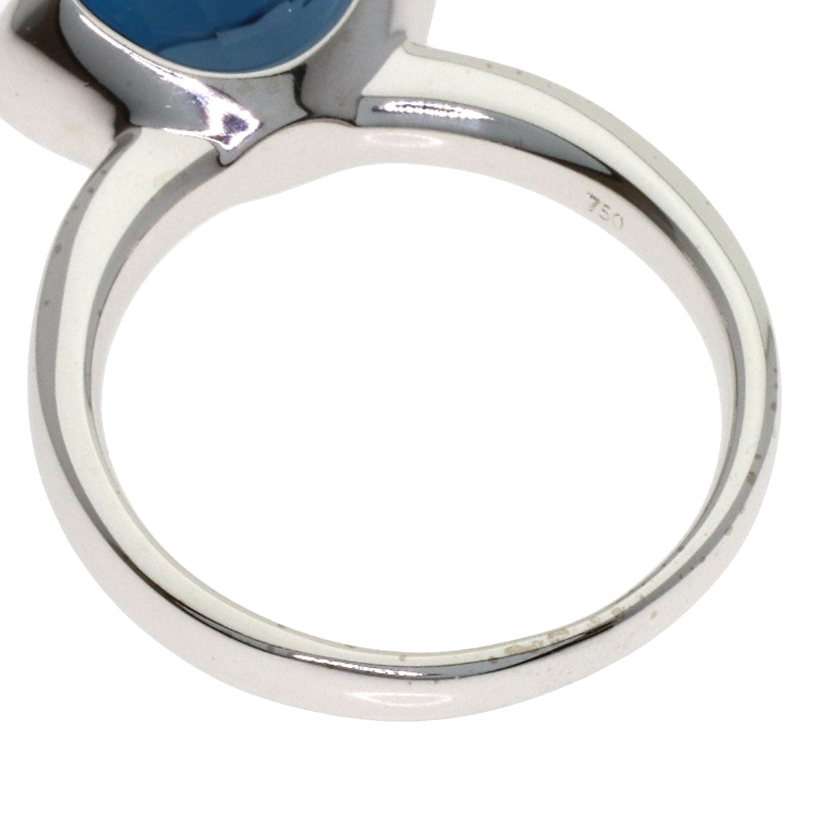 TASAKI Lumino Ring Blue Topaz Ring K18 White Gold Ladies [Used]