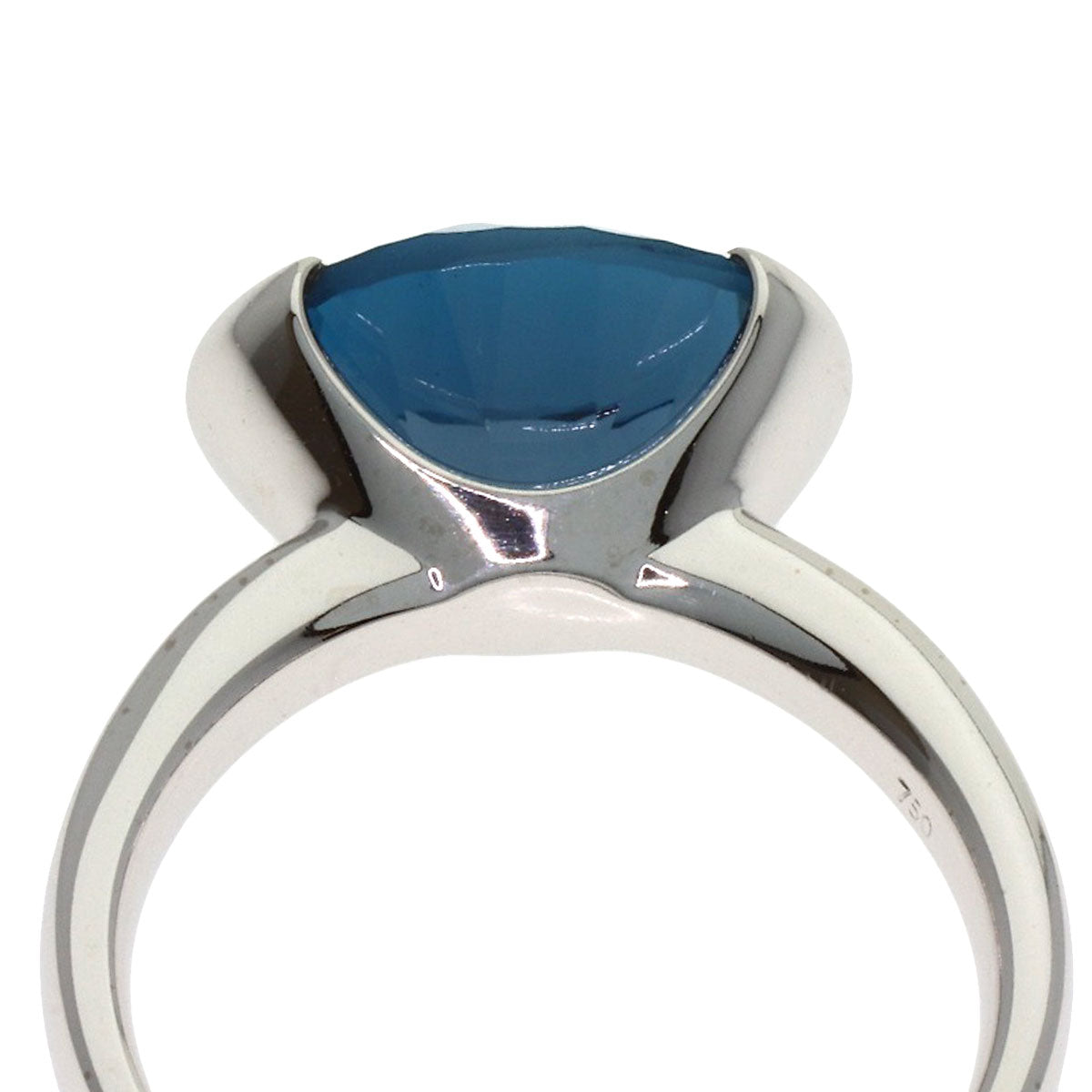 TASAKI Lumino Ring Blue Topaz Ring K18 White Gold Ladies [Used]